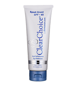 Clear choice Sport Shield SPF 45 Sunscreen Lotion (Travel Size) 2oz 60 ml