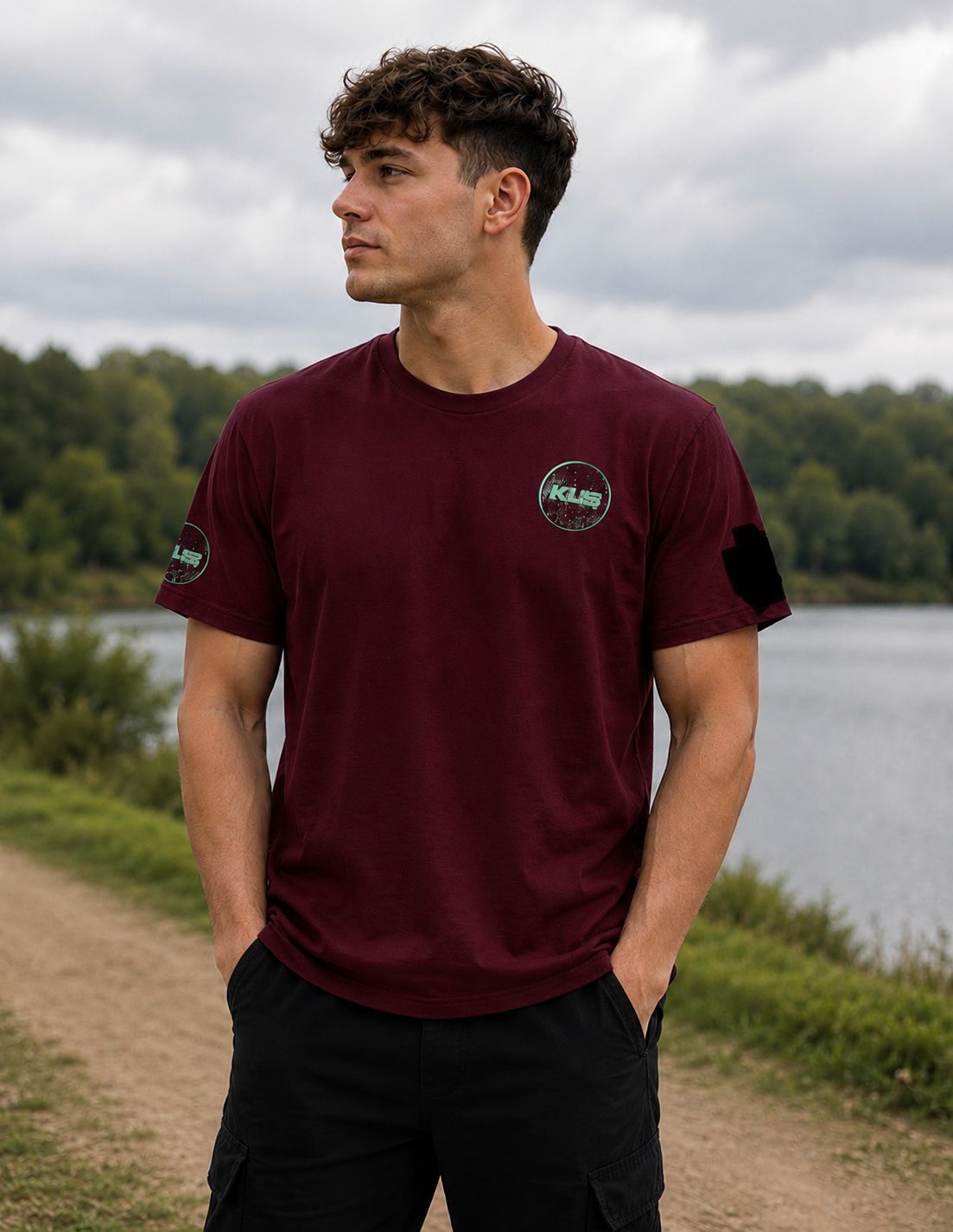 KLS Bait T-Shirt Burgundy