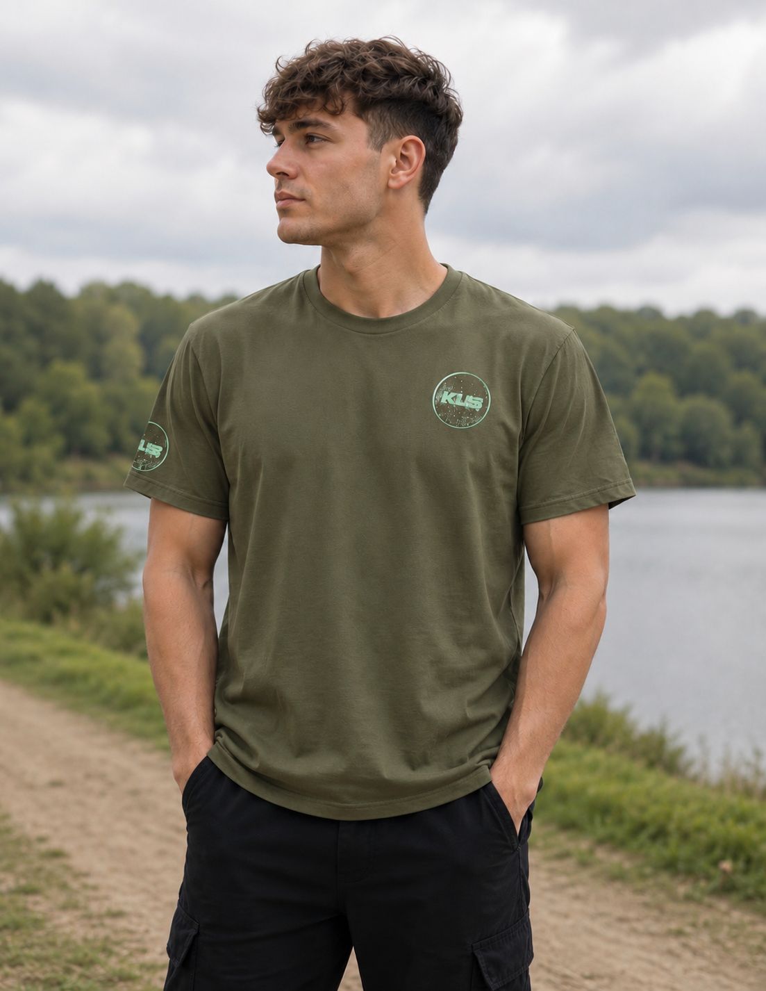 KLS Bait T-Shirt Khaki Green KLS Bait T-Shirt Khaki Green