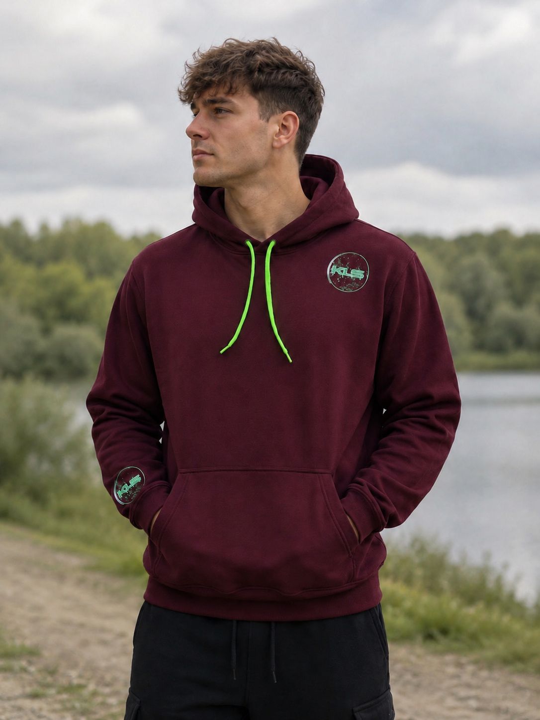 KLS Bait Hoodie Burgundy