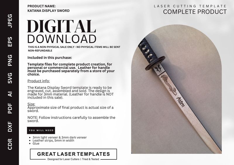 Katana Display Sword (Toy Sword)