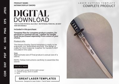 Katana Display Sword (Toy Sword)