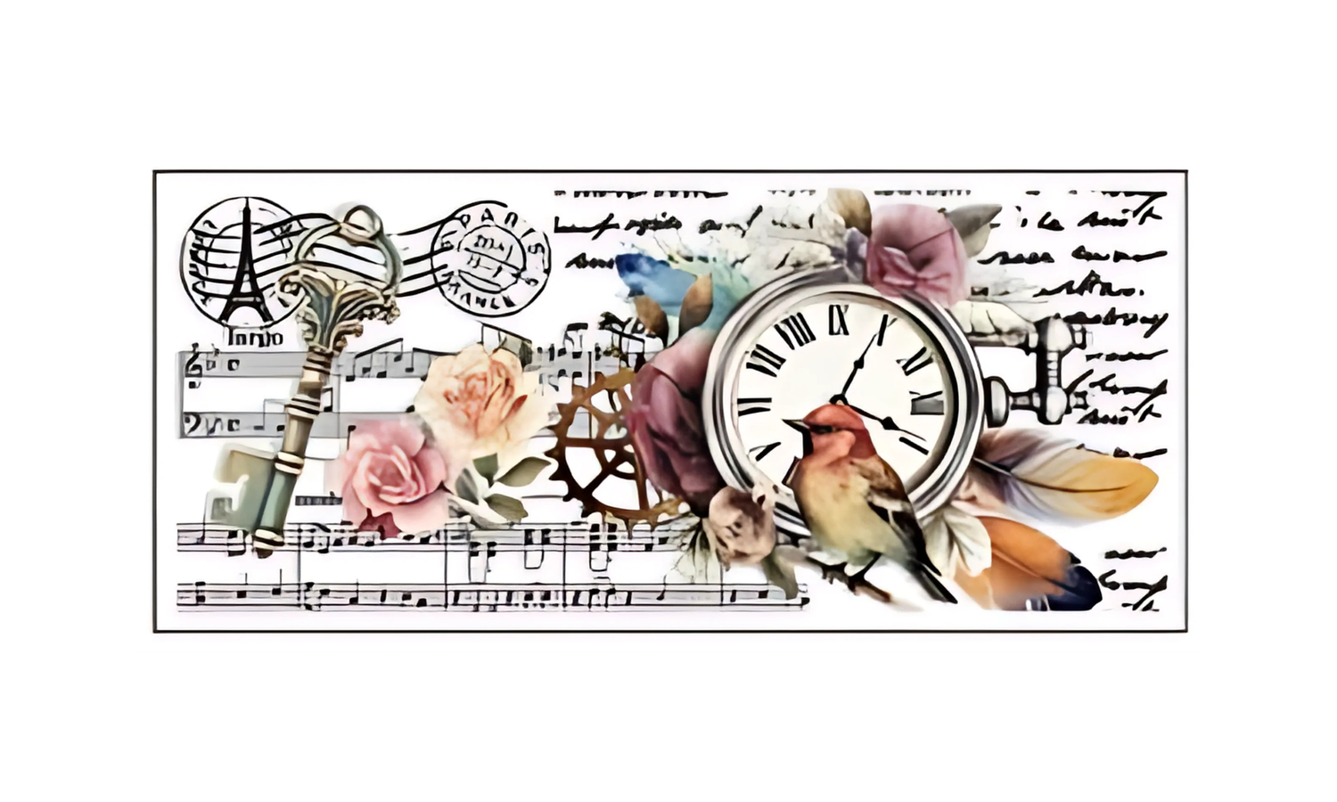 Wrap - 1489 Vintage Floral
