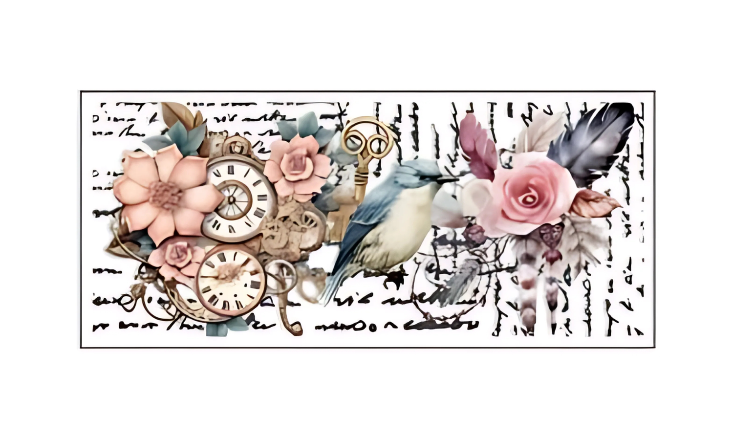 Wrap -  1493 Vintage Floral