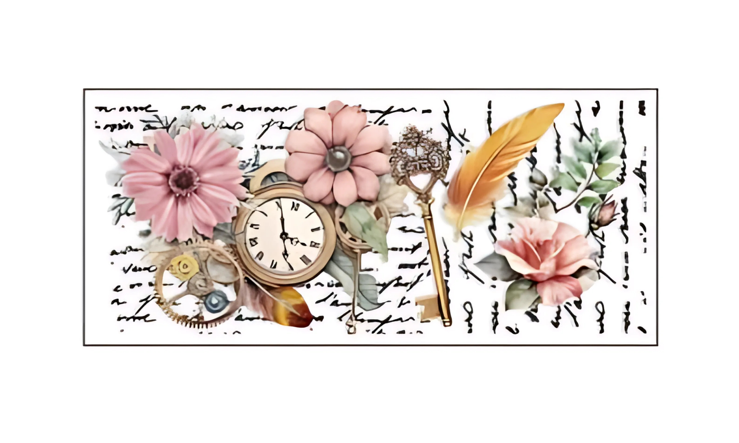 Wrap -  1495 Vintage Floral
