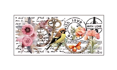 Wrap -  1496 Vintage Floral
