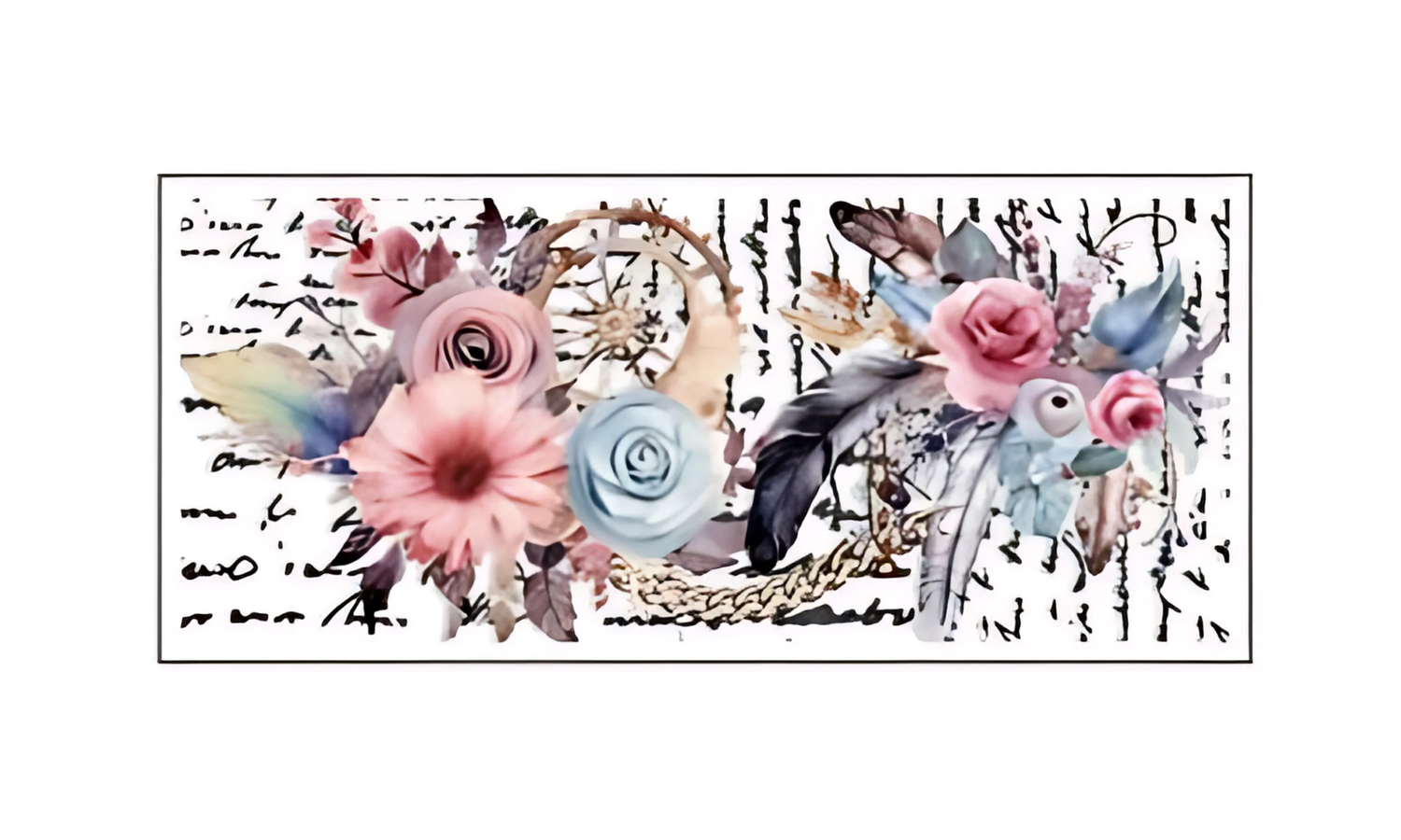 Wrap -  1497 Vintage Floral
