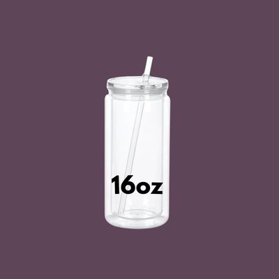16oz Snow Globe Double Walled Tumbler