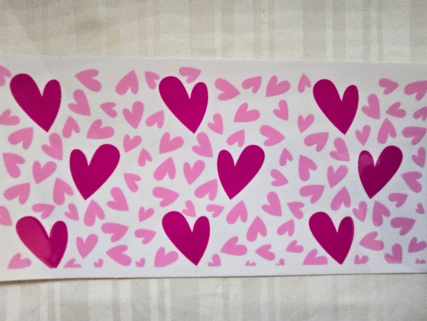 Wrap - Pink Hearts