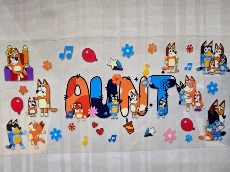 Wrap - Bluey Aunt