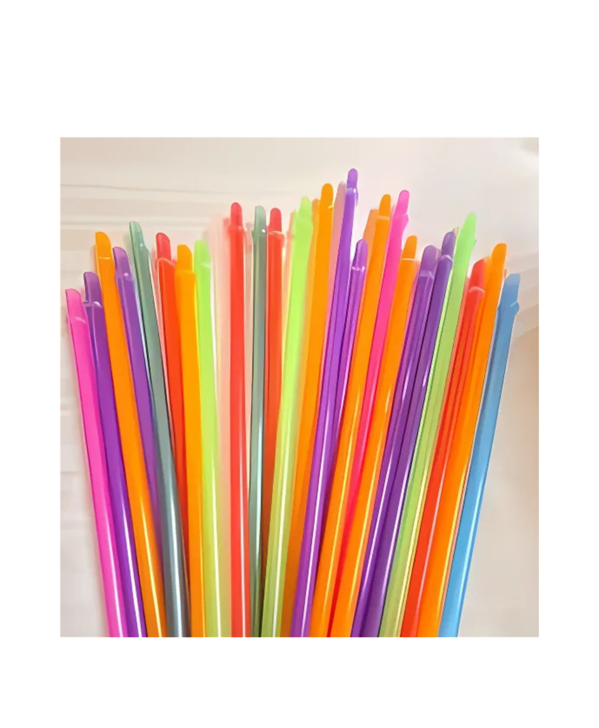 11&quot; Solid Color Straws