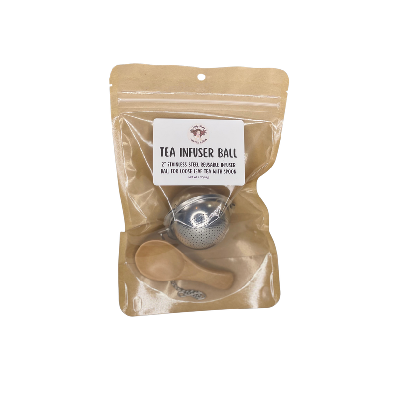 Witchy Pooh&#39;s Tea Infuser Tea Ball 2&quot; &amp; Wooden Spoon!
