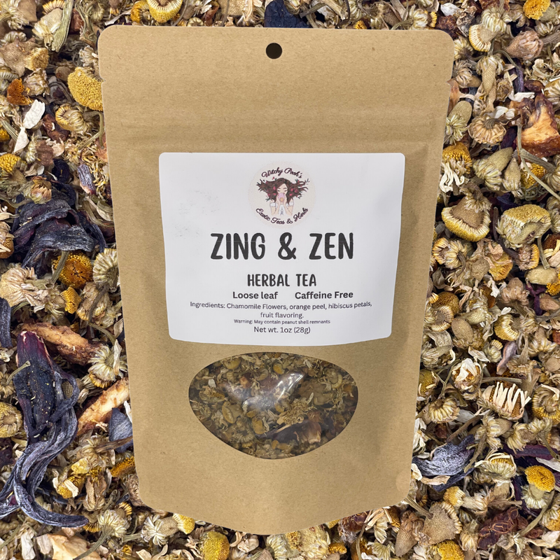 Witchy Pooh&#39;s Zing &amp; Zen Chamomile Herbal
