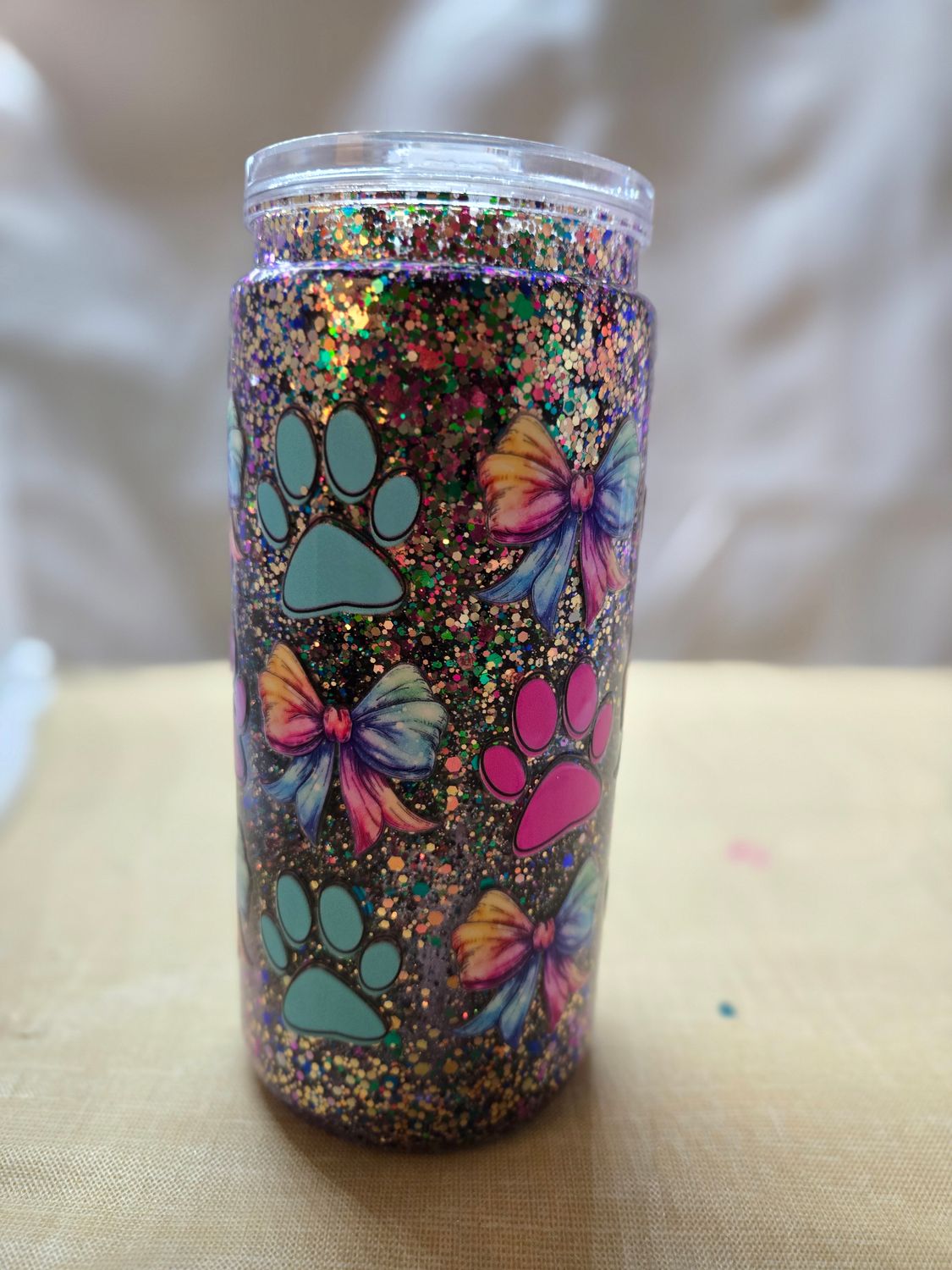 Pawfectly Tied 20oz Acrylic SnowGlobe