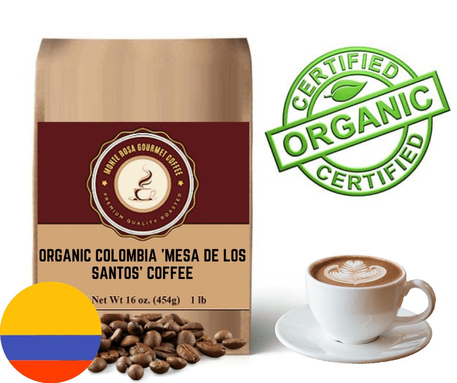 Organic Colombia &#39;Mesa de los Santos&#39; Coffee