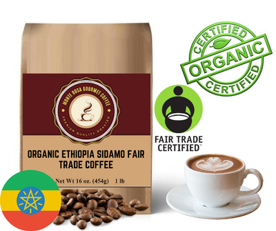 Organic Ethiopia Sidamo Fair Trade Coffee