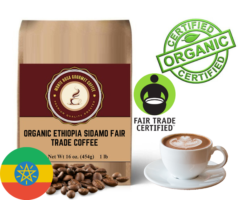 Organic Ethiopia Sidamo Fair Trade Coffee