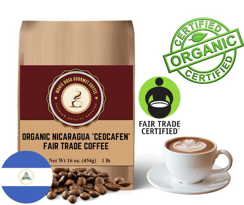 Organic Nicaragua &#39;Ceocafen&#39; Fair Trade Coffee