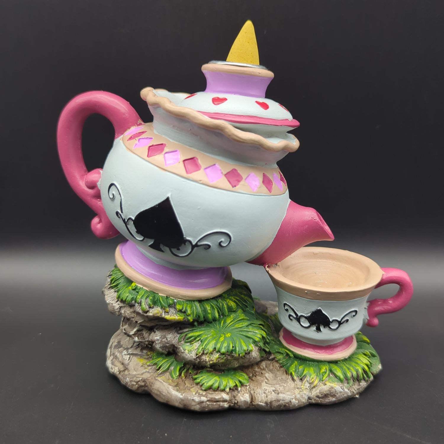 Ace Teapot Backflow Polyresin Incense Burner | 5.25&quot;