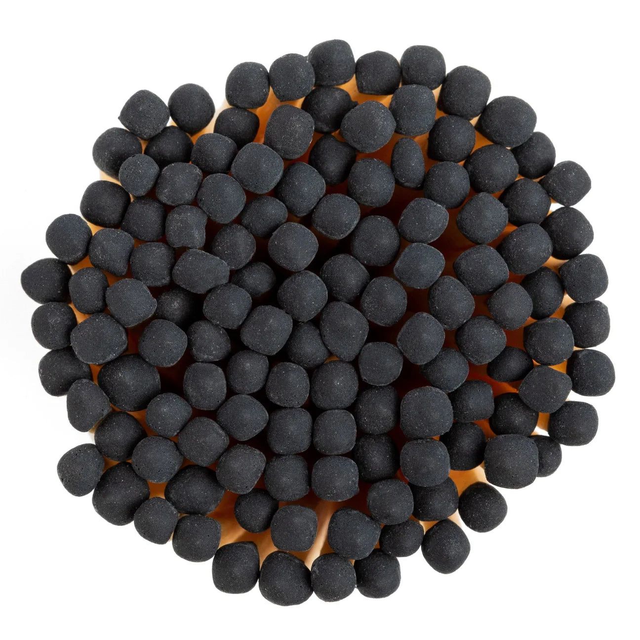 Matches Corked Vial Black Tip