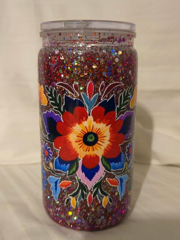 Señorita Bloom 16oz Acrylic SnowGlobe