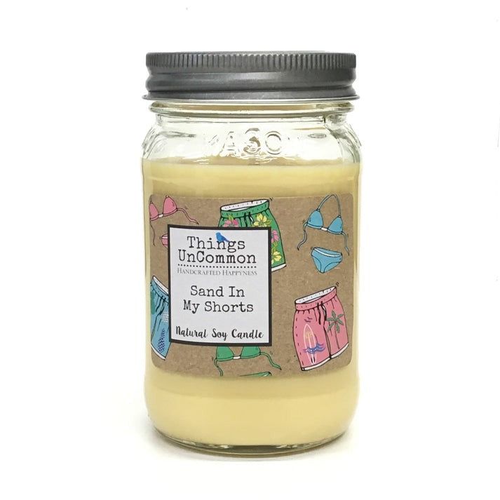 Sand in My Shorts Modern Mason Candle