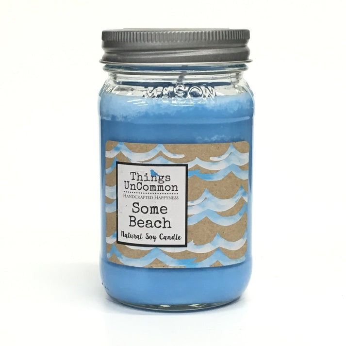 Some Beach Modern Mason Candle