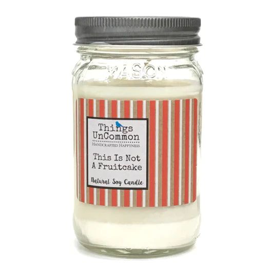 This is Not a Fruitcake Modern Mason Candle