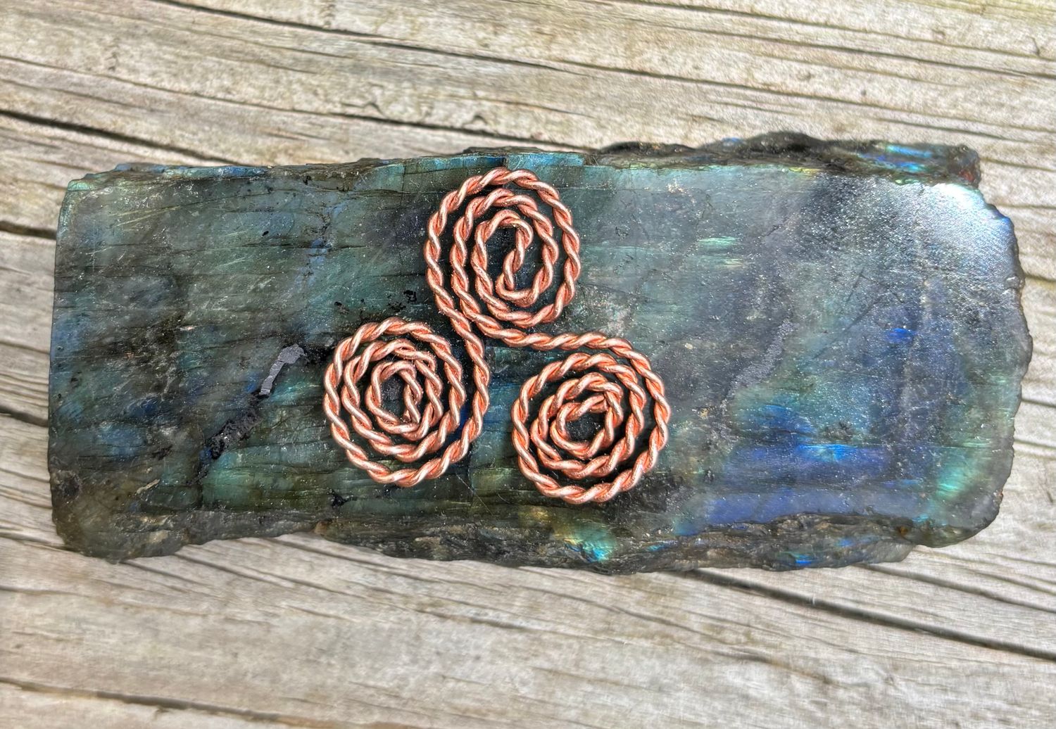 Smaller single Triskelion ~ 1.10inches