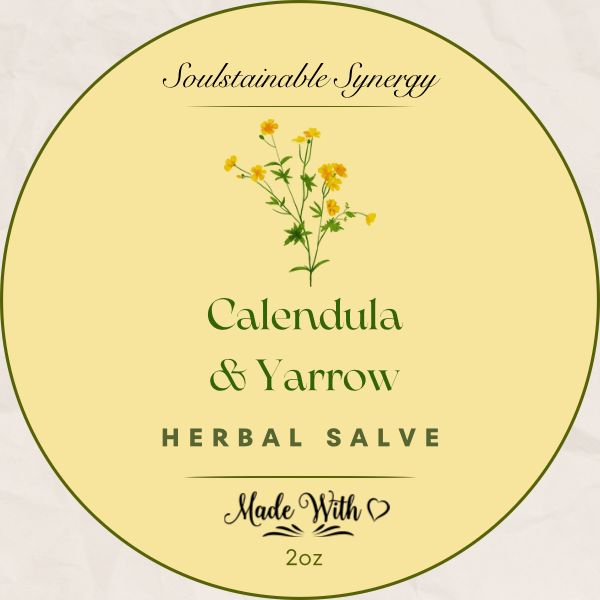 Calendula &amp; Yarrow Herbal Salve (2oz)