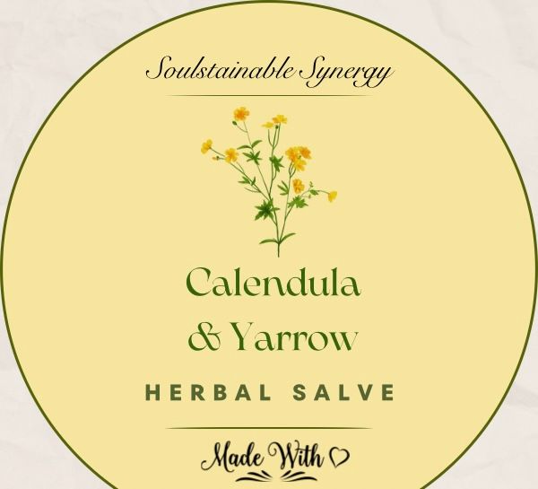 Calendula &amp; Yarrow Herbal Salve (0.9oz)