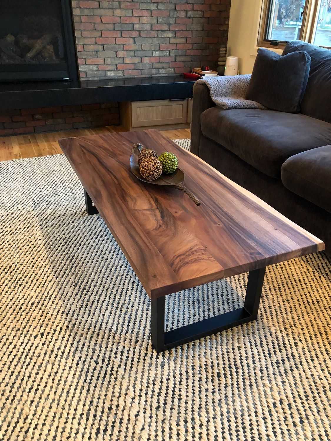 Live Edge South American Walnut Coffee Table