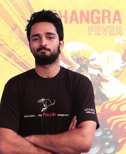 Skipinder the Punjabi Kangaroo T-Shirt for Men