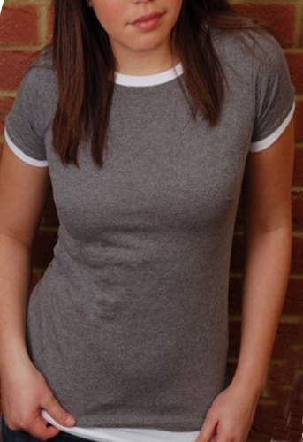 Plain Grey T-Shirt for Women