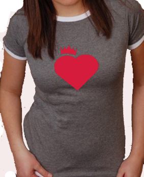 Crown of Heart T-Shirt for Women
