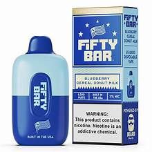 FIFTY BAR BLUEBERRY CEREAL DONUT MILK