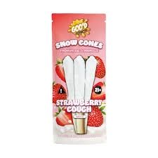G.E SNOW CONES STRAWBERRY COUGH 3PK