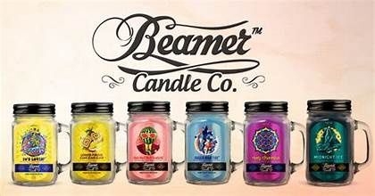 BEAMER MASON JAR CANDLE, 4 OZ - SUGAR COOKIE EDIBLES