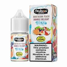 FRUISION JUICE CO. SALTS 30 ML - ICED SOUTHERN PEACH DOUBLE DELIGHT - 30 MG