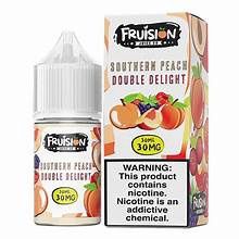 FRUISION JUICE CO. SALTS 30 ML - SOUTHERN PEACH DOUBLE DELIGHT - 50 MG
