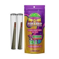 DOZO DON’T TRIP MUSHROOM PREROLL STARHOPPER OG INDICA