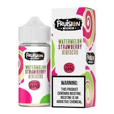 FRUISION JUICE 100ML   WATERMELON STRAWBERRY HIBISCUS  0 MG