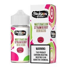 FRUISION JUICE 100ML  WATERMELON STRAWBERRY HIBISCUS  3 MG