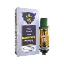 HIDDEN HILLS FRESH FROZEN BAR CARTRIDGE 2G SOUR DIESEL SATIVA