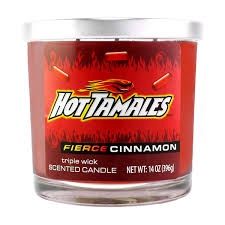 LICENSED SNACK SCENTED CANDLES, 14 OZ - HOT TAMALES