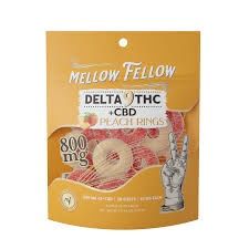MELLOW FELLOW D9THC CBD  PEACH RINGS