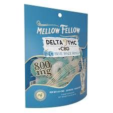 MELLOW FELLOW D9THC CBD BLUE RAZZ RINGS