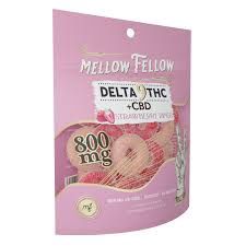 MELLOW FELLOW D9THC CBD STRAWBERRY RINGS