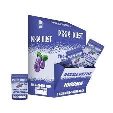 PIXIE DUST  1000 MG GUMMIES 2PCS/PK I RAZZLE DAZZLE