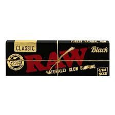 RAW BLACK CLASSIC 1 1/4 paper